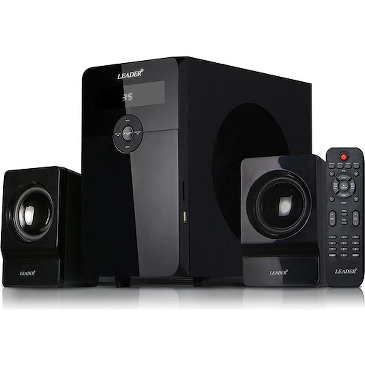 Leader R205 2+1 Ev Sinema Ses Sistemi(Bluetooth-Usb/sd-Fm)