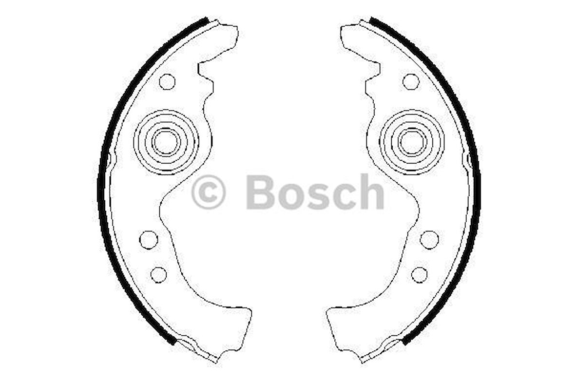 Tofas Arka Pabuc Fren Balatası Uno 60 - Bosch 0986487030