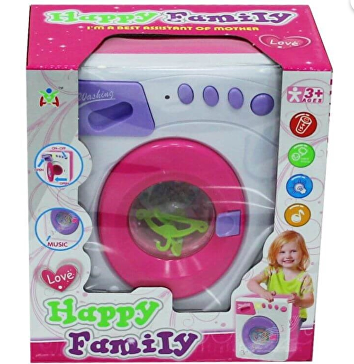 Kutulu Pilli Çamaşır Makinesi Büyük Boy