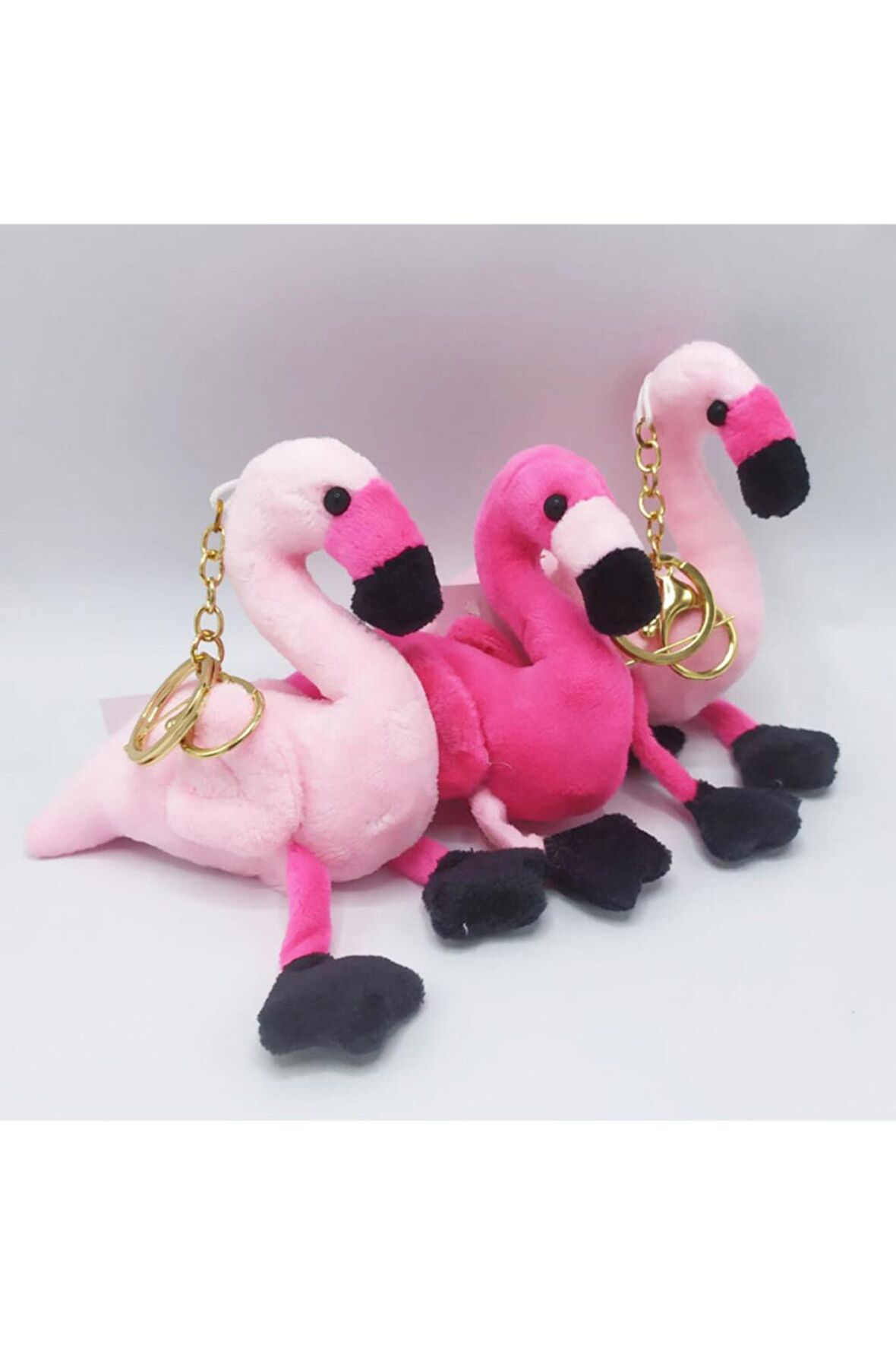 1909098 Kzl Peluş Flamingo Anahtarlık Oyuncak