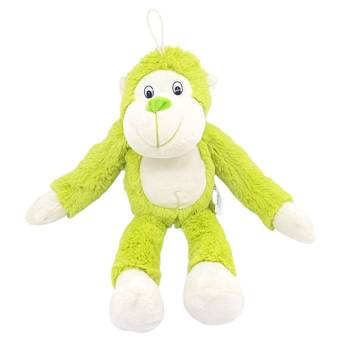 Peluş Maymun 40 cm - Yumuşak Peluş - G5501 - Yeşil