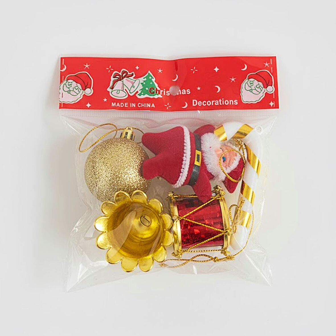 Kızılkaya Yılbaşı Ağacı Süsü Karışık Küçük Boy 5 Parça (2308001)