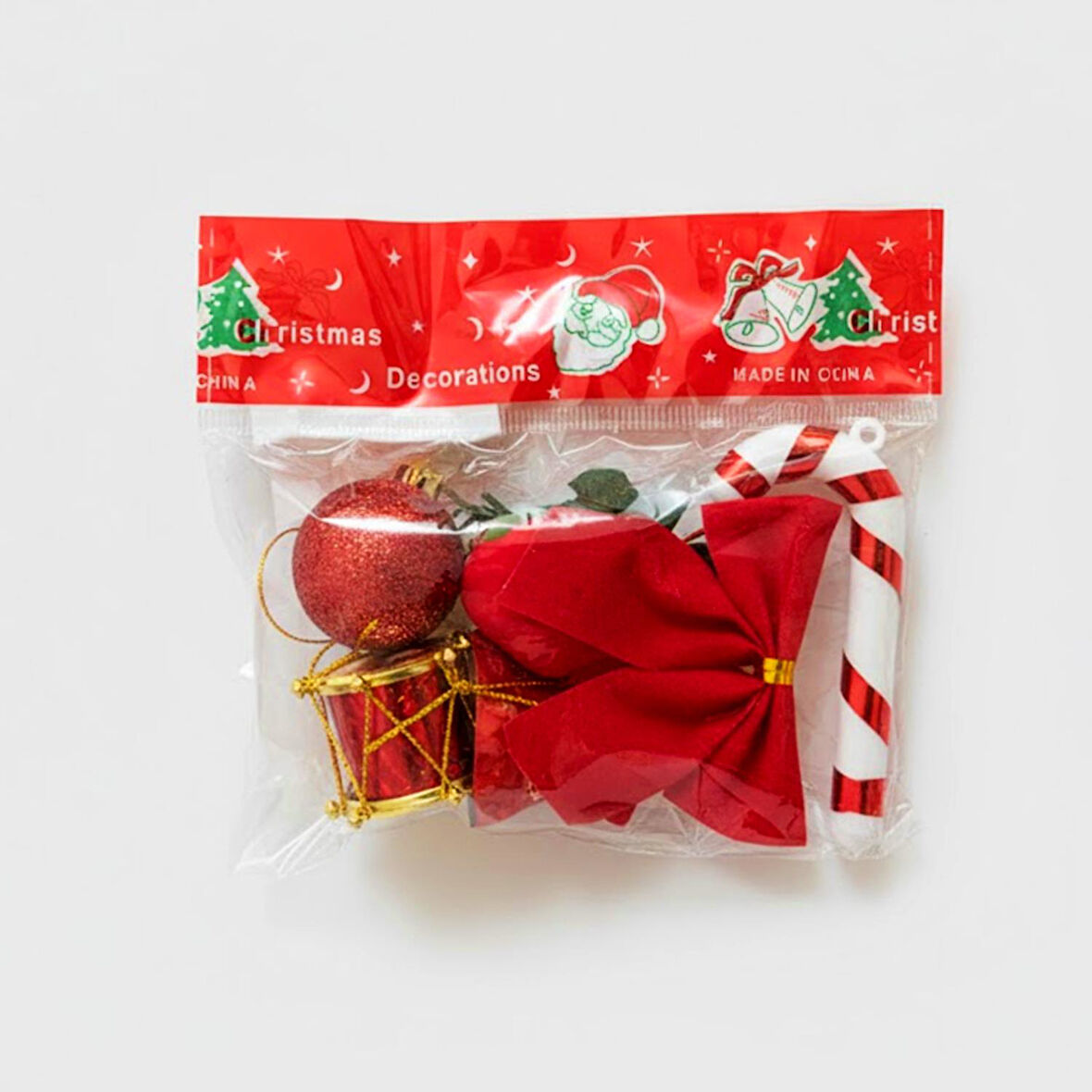 Kızılkaya Yılbaşı Ağacı Süsü Karışık Küçük Boy 6 Parça (2308002)