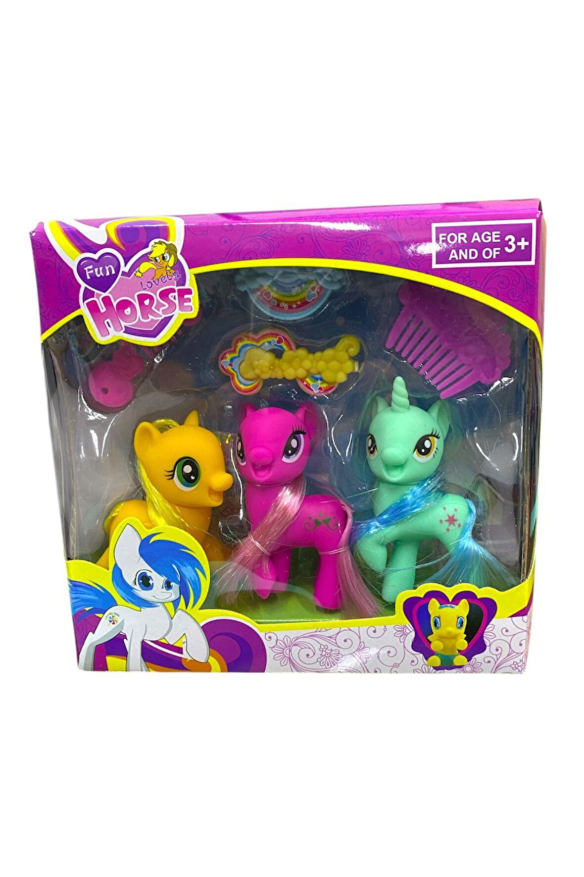 Seçtim Aldım Kzl Pony Set L-a18-7 3 Lü Kutulu 3