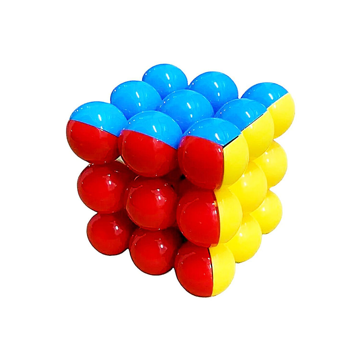 Kızılkaya Yuvarlak Sabır Küpü Rubik Küp Zeka Küpü (218-H22)