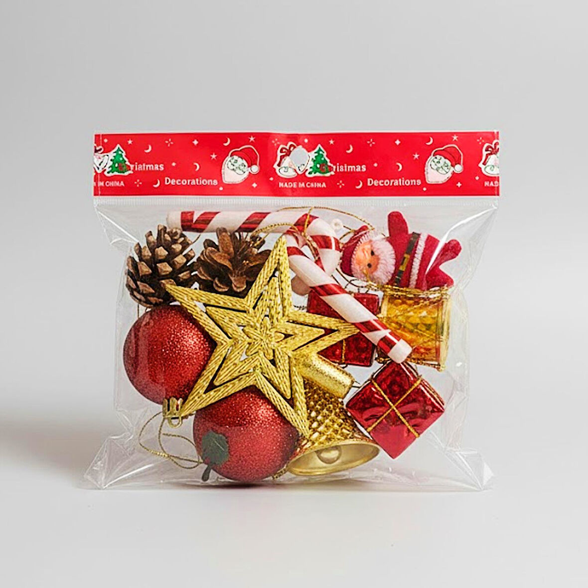 Kızılkaya Yılbaşı Ağacı Süsü Karışık 13 Parça (2505085)