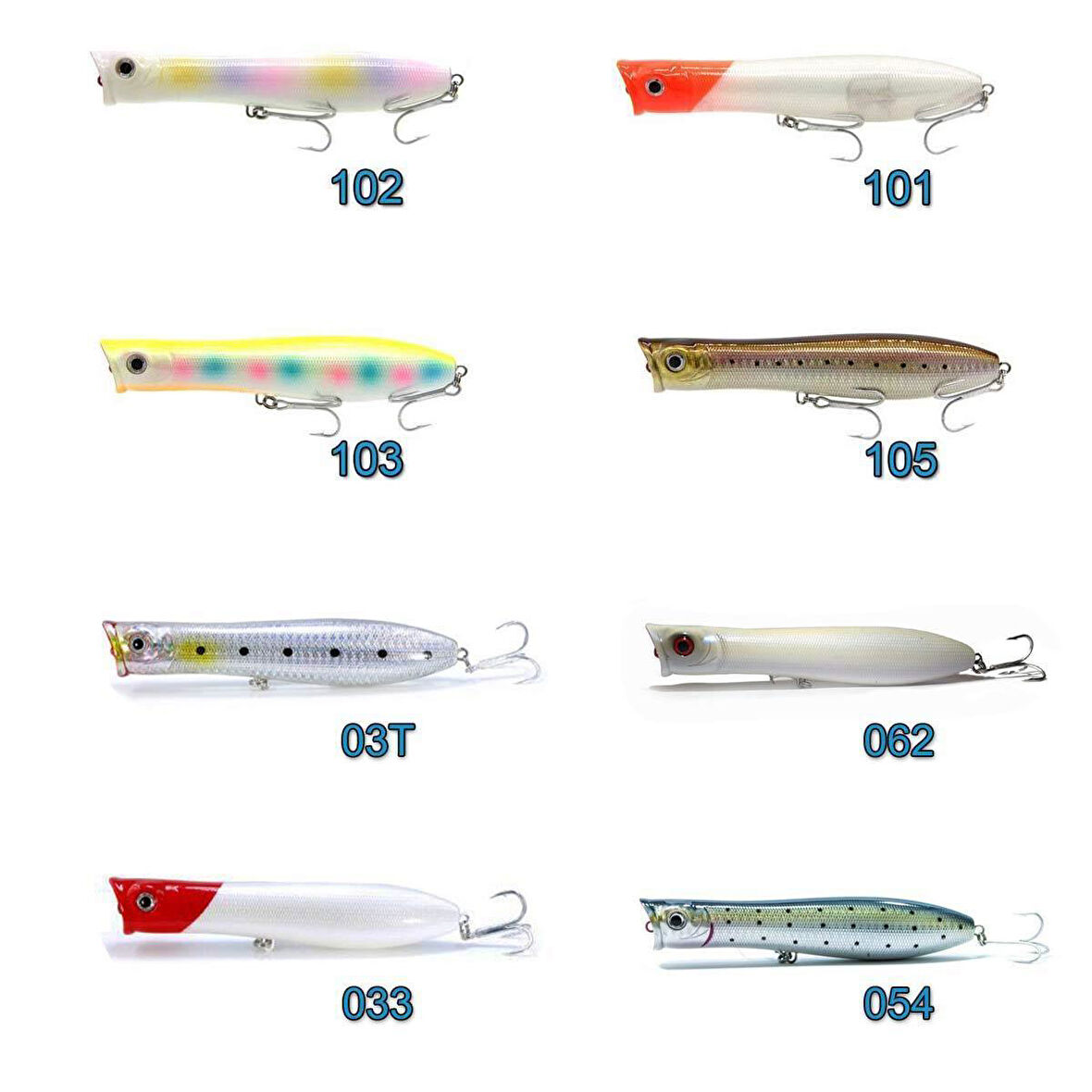 Fujin Elnino EN-130SW 13cm 31.5gr Popper Suni Yem 105