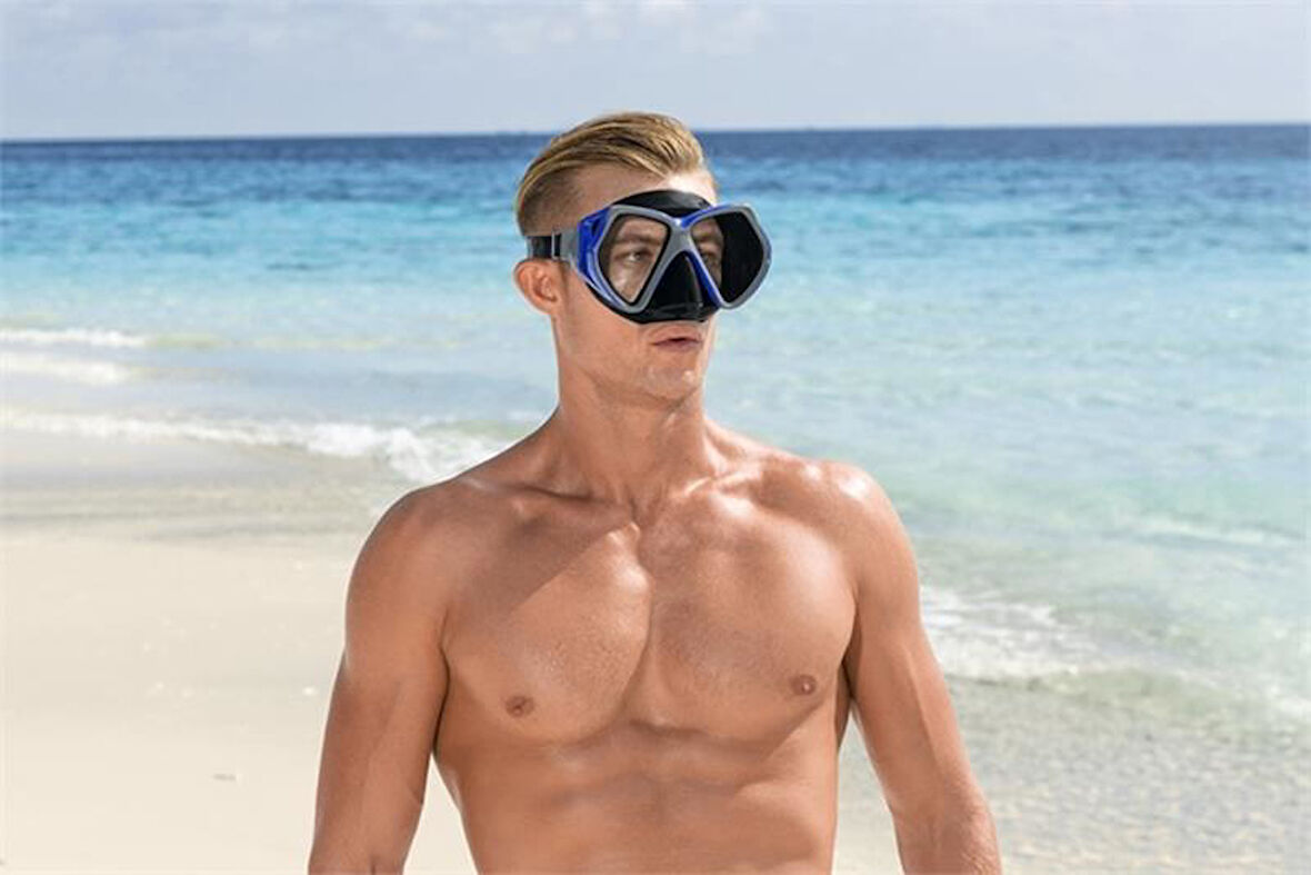 Bestway Dominatör Pro Dalış Maskesi MAVİ