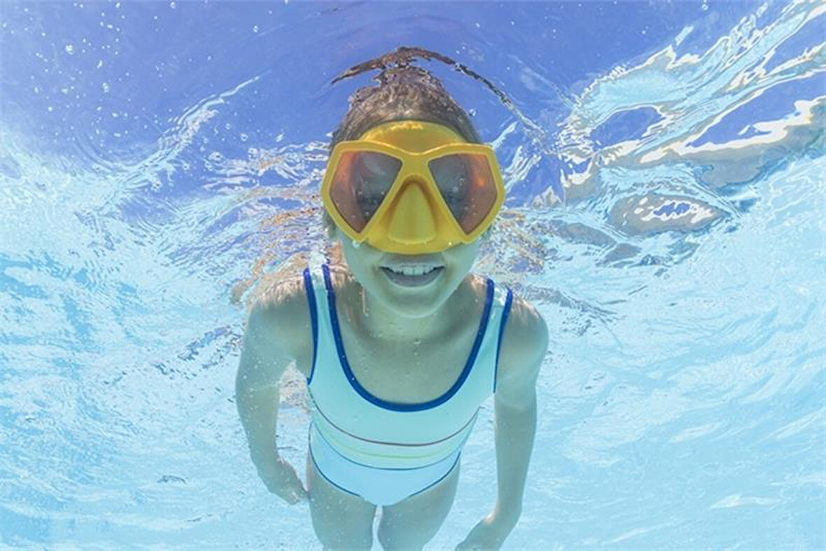 Bestway Dominatör Essential Yüzücü Maskesi TURUNCU