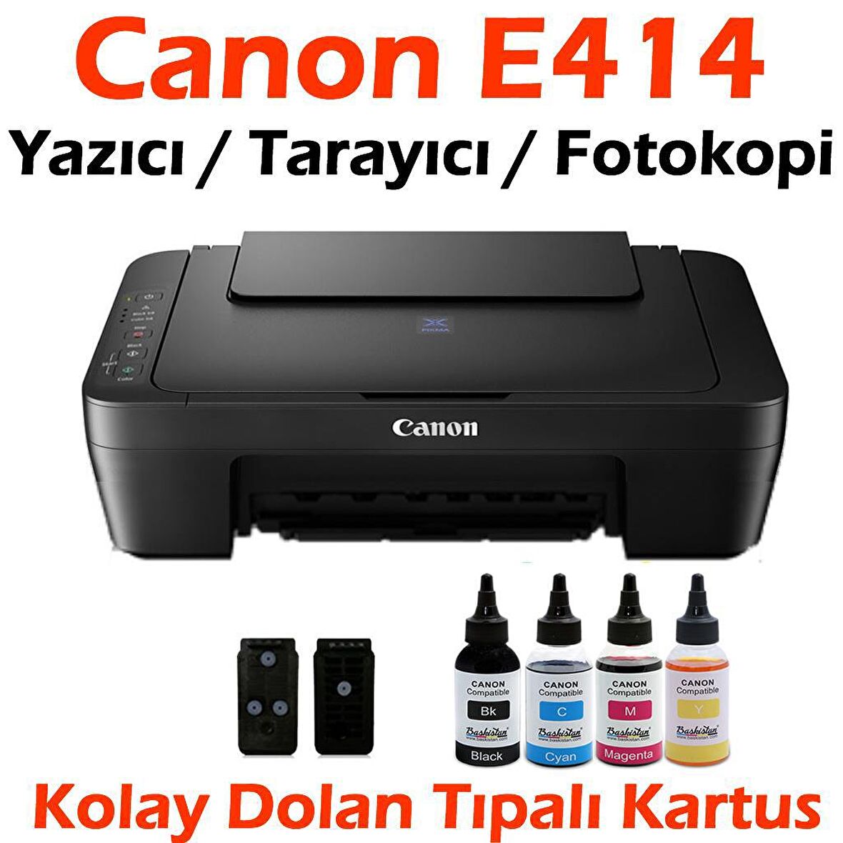 Dolan Kartuşlu Canon E414 Yazıcı / Tarayıcı / Fotokopi