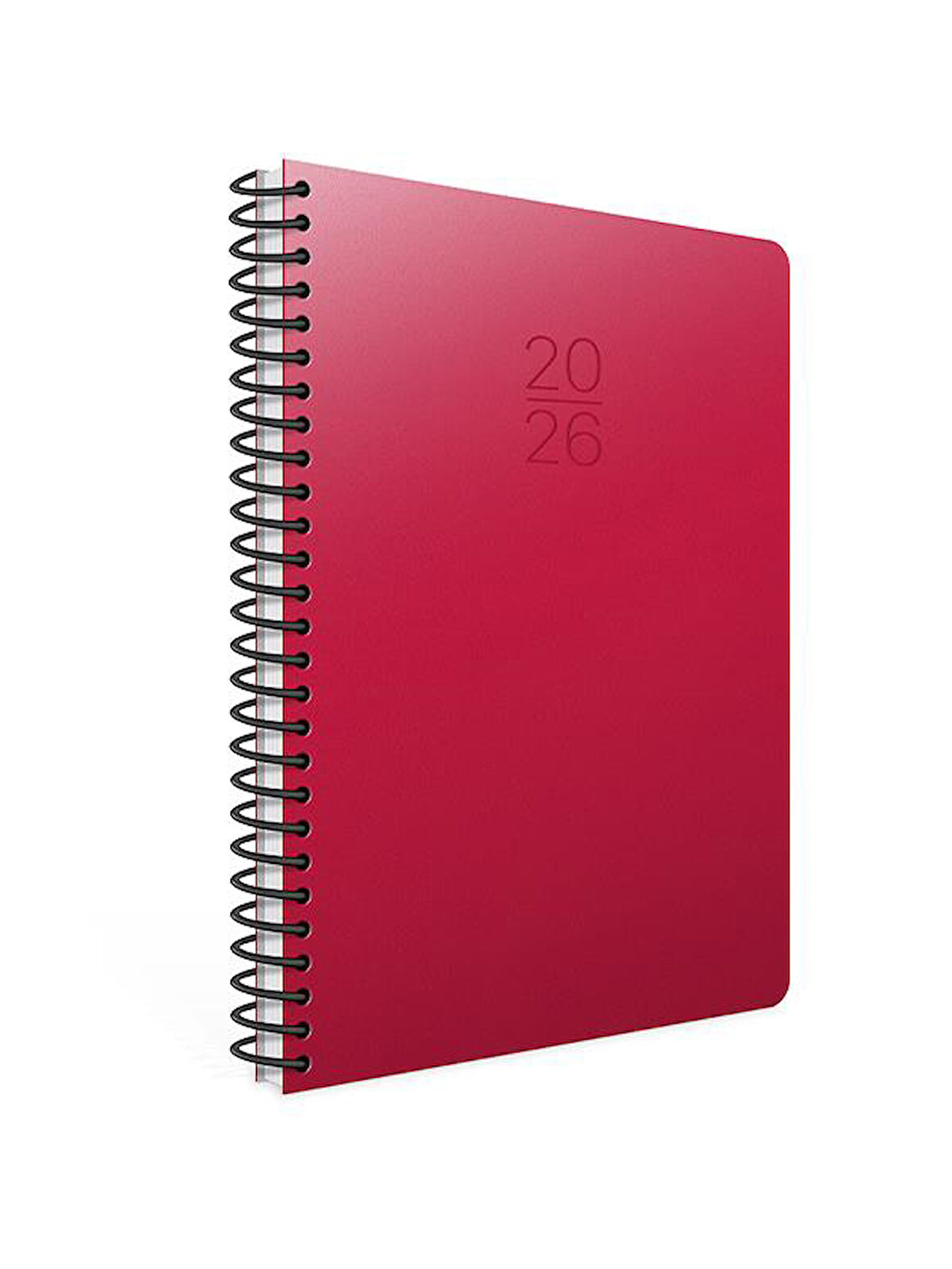 Gıpta 2026 Spiralli Günlük Ajanda 20x28 cm 419-SEK Kırmızı