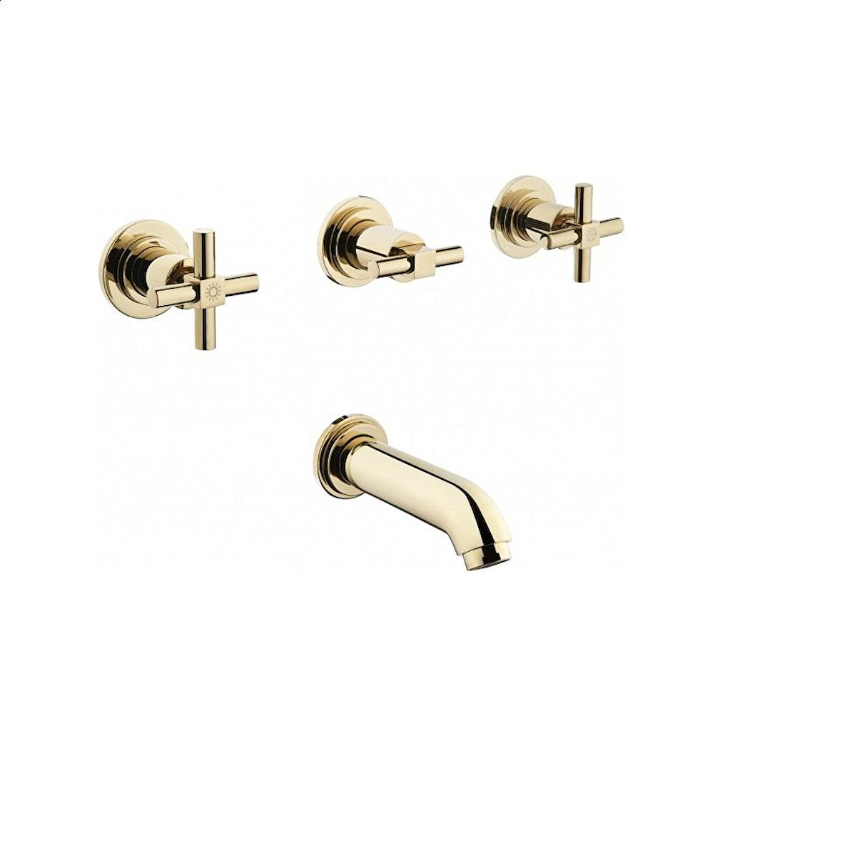 Juno Ankastre Banyo Bataryası-Sıva Üstü Altın A4083123