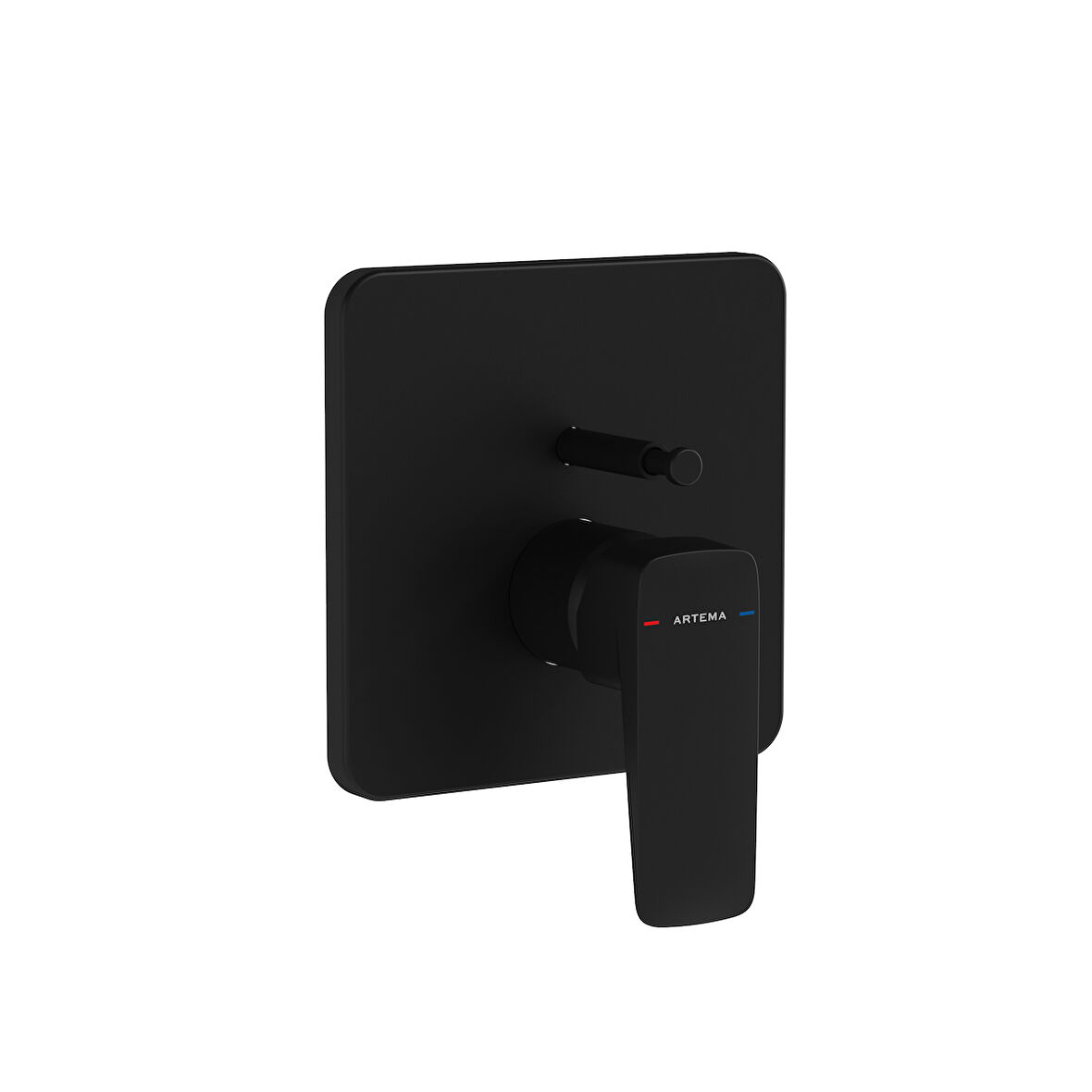 Artema Root Square A4282836 Ankastre Banyo Bataryası, Mat Siyah