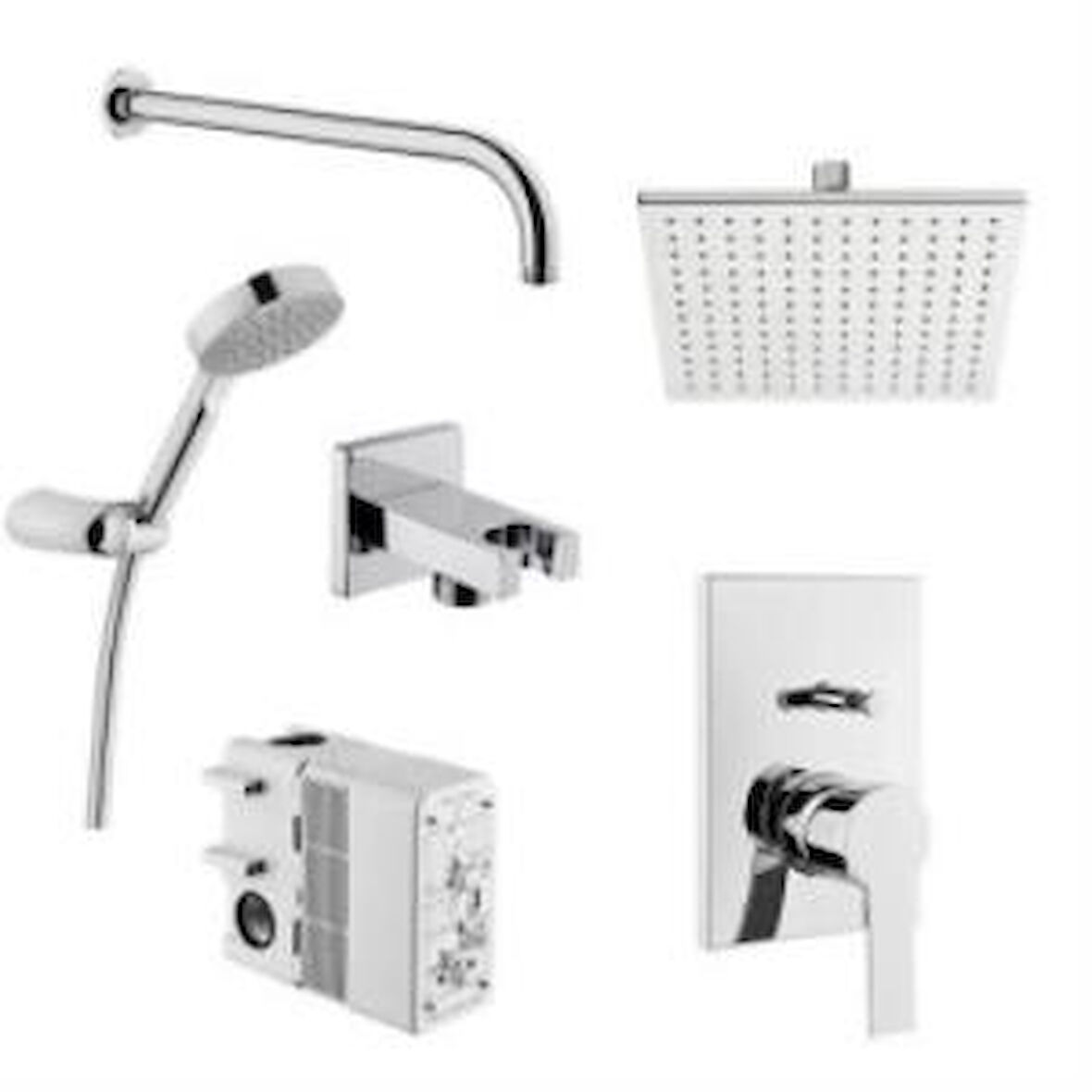 VitrA Flo S Ankastre Set (Rain Q - Master 1F) A49297