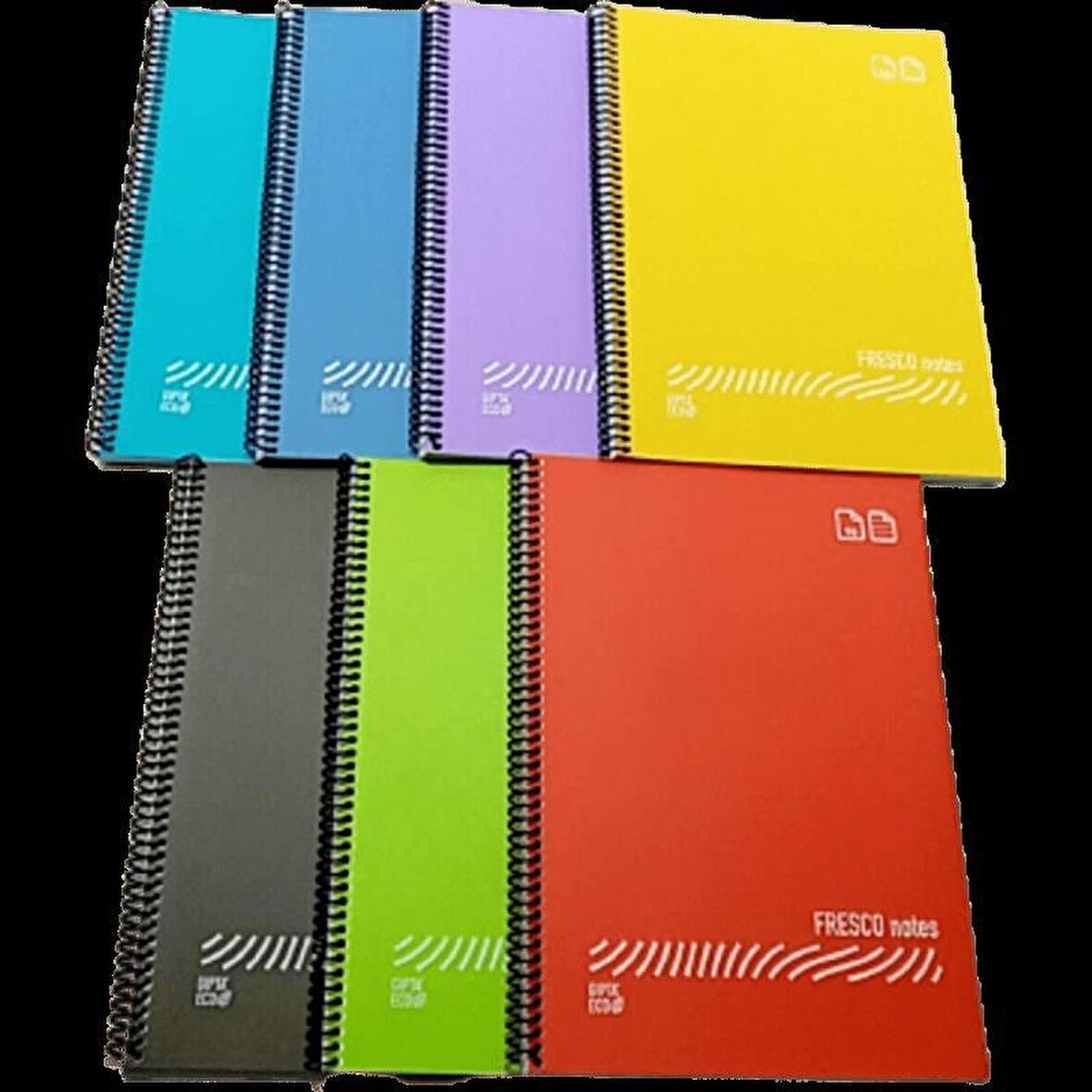 GIPTA ECO FRESCO DEFTER A4 SİRALLİ 120 YP KARELİ