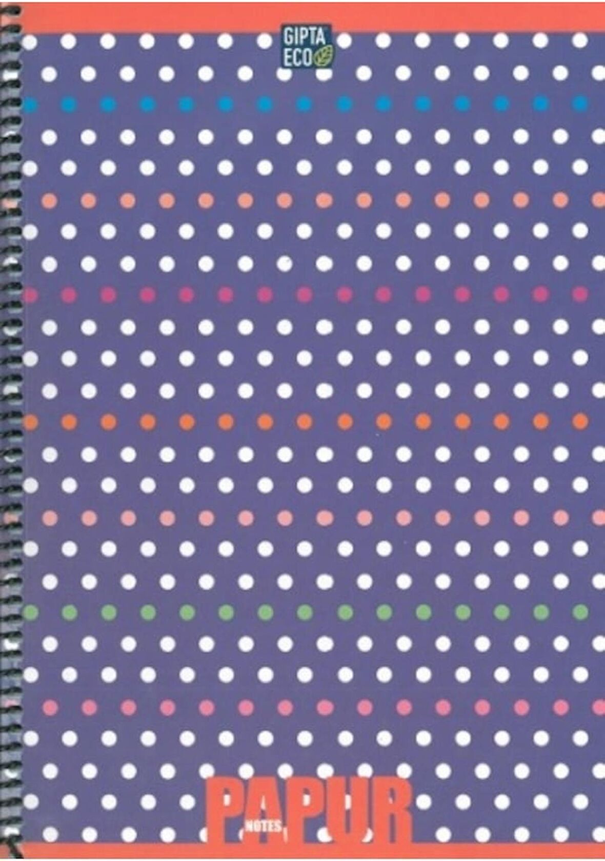 Gıpta Papur Notes Spiralli Karton Kapak Defter A4 120 Yp Kareli 4967