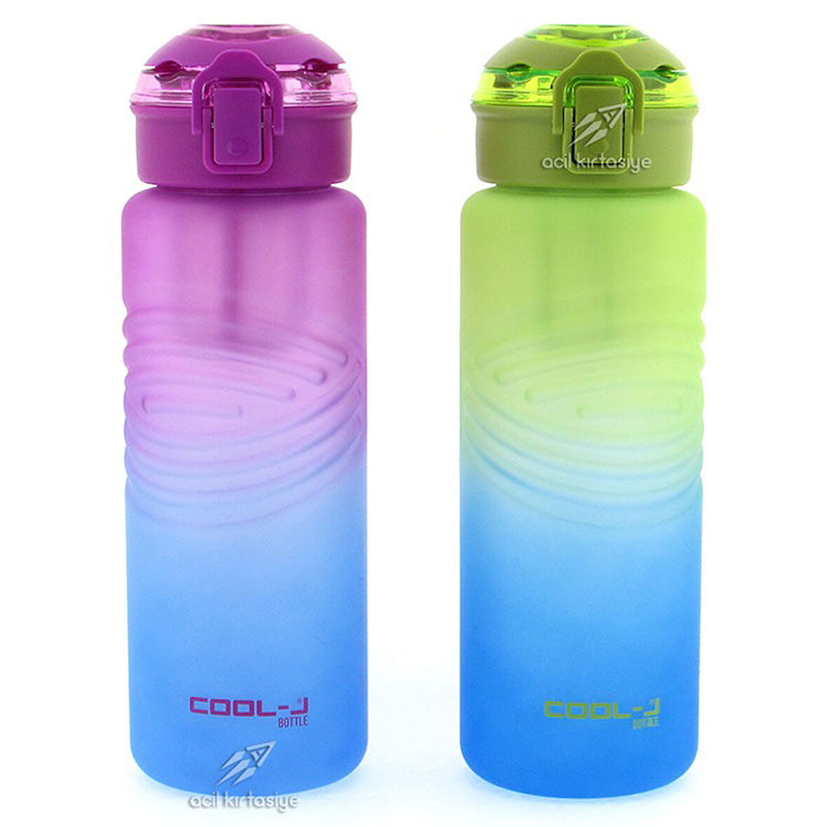 KİLİTLİ SPORCU MATARA 1000ML PCTG 2 RENK MIX
