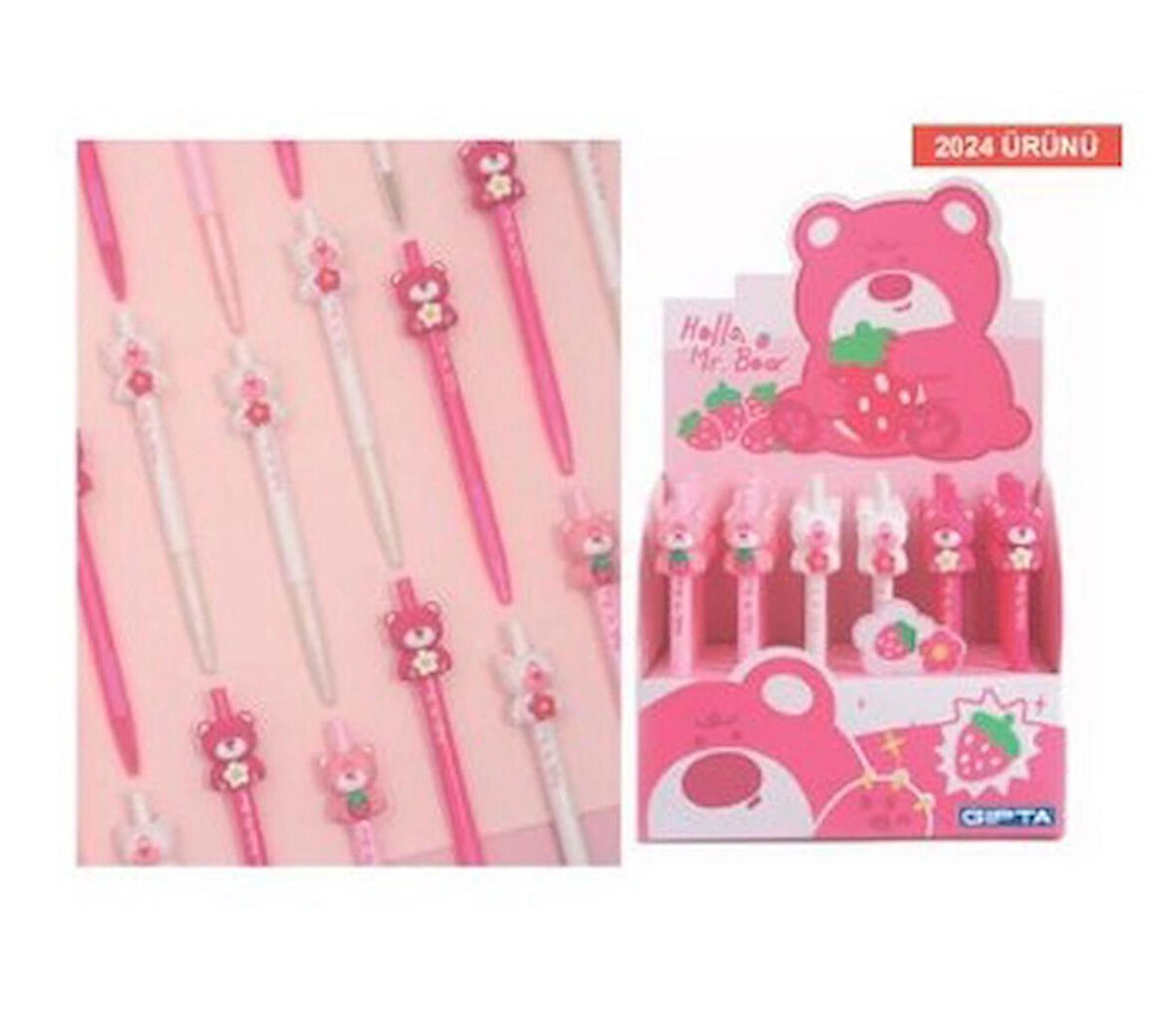 GIPTA VERSATİL KALEM 0,7 PINK BEAR K1995 