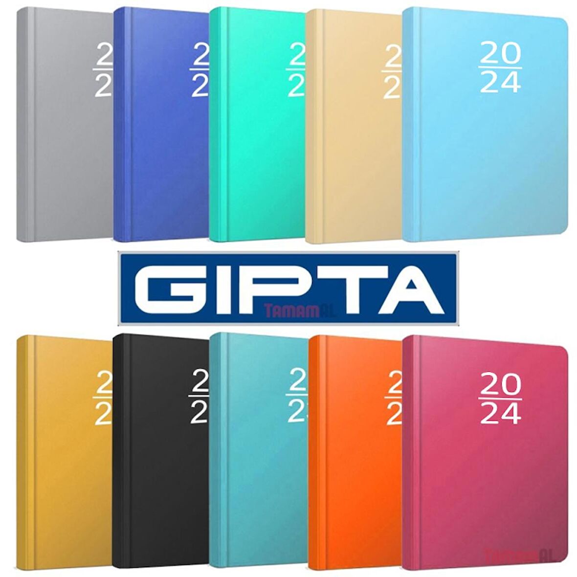 GIPTA 2024 GÜNLÜK ÇİZGİLİ AJANDA 14X20 EKONOMİK 100-ECK