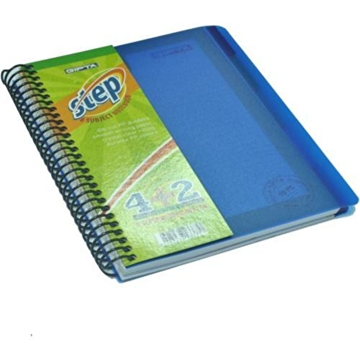Gıpta Step (17x24) 150 Yp. Plas. 6 Seperatörlü Defter (1272) 4 Kareli + 2 Çizgili Bölüm