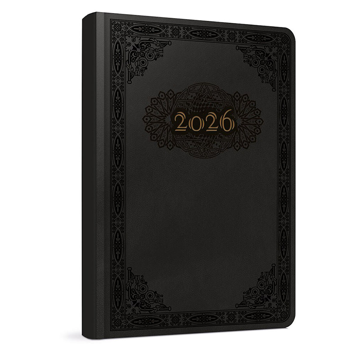 Gıpta Saphire İplik Dikişli Termo Deri Sert Kapak 17x24 2026 Günlük Krem Ajanda 109-SRK-3