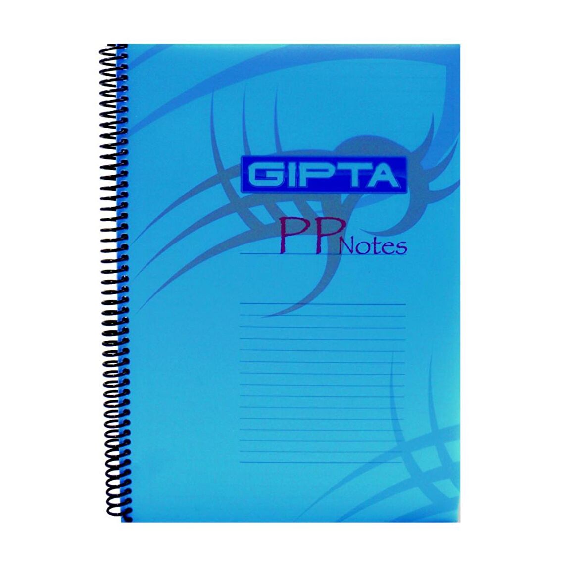 Gıpta PP Notes A4 120 Yaprak Plastik Kapak Spiralli Defter Çizgili