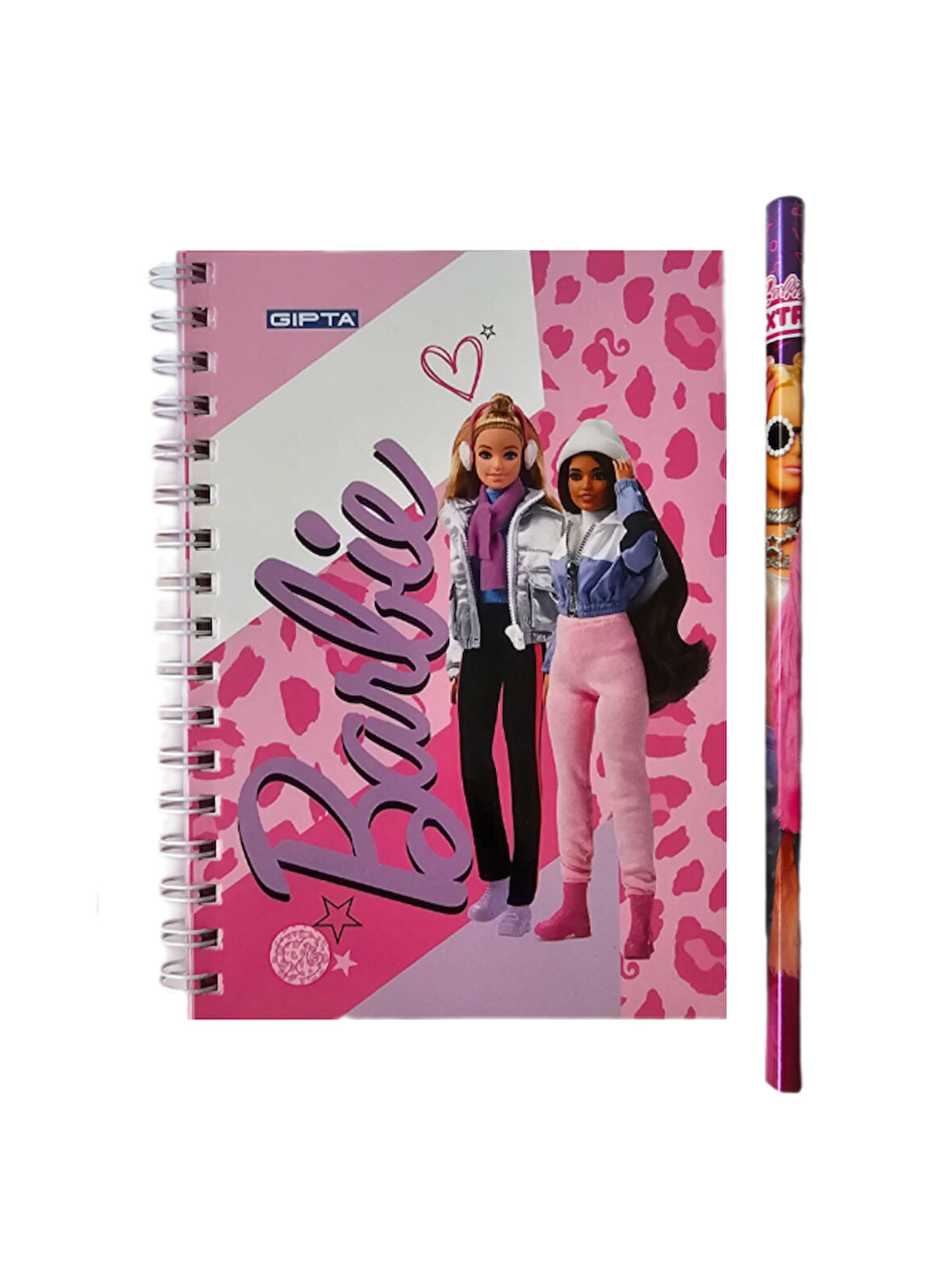 Barbie Lisanslı A6 Not Defteri ve Kurşun Kalem Seti (2 li Set)