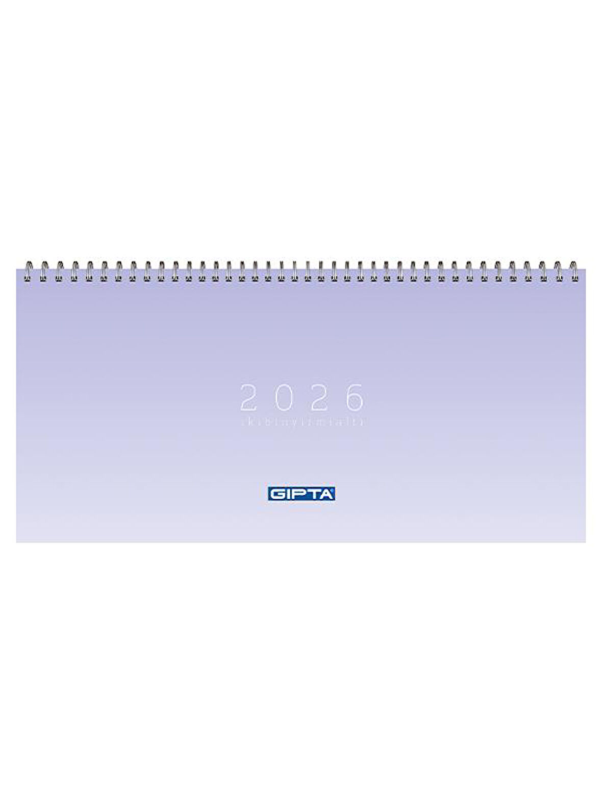 Gıpta 2026 Spiralli Masa Takvimi 16x33 cm Lila 506-PXK