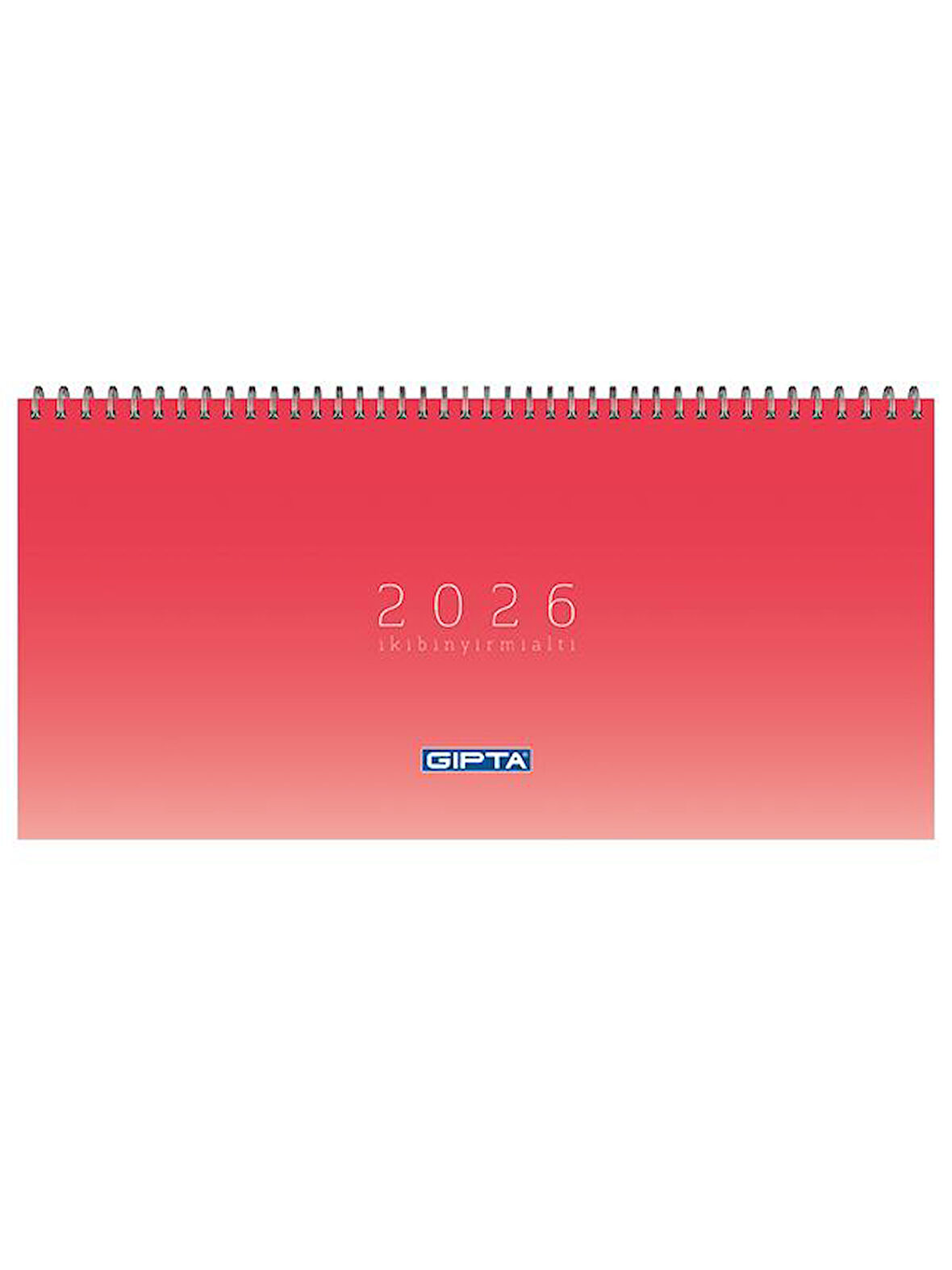 Gıpta 2026 Spiralli Masa Takvimi 16x33 cm Pembe 506-PXK