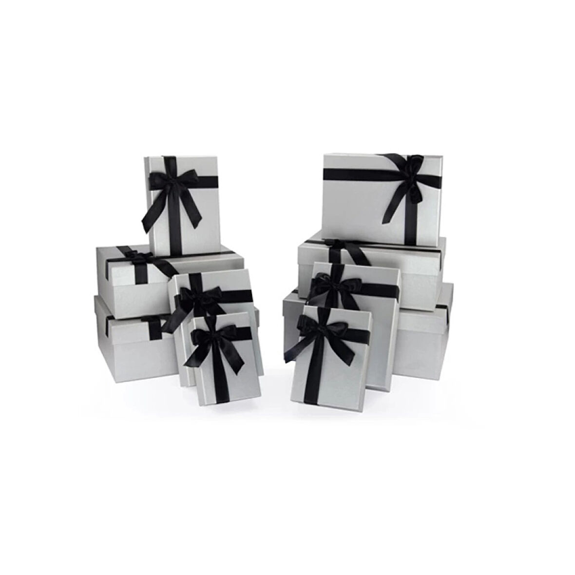 My Silver Dikdörtgen Hediye Kutusu No:7