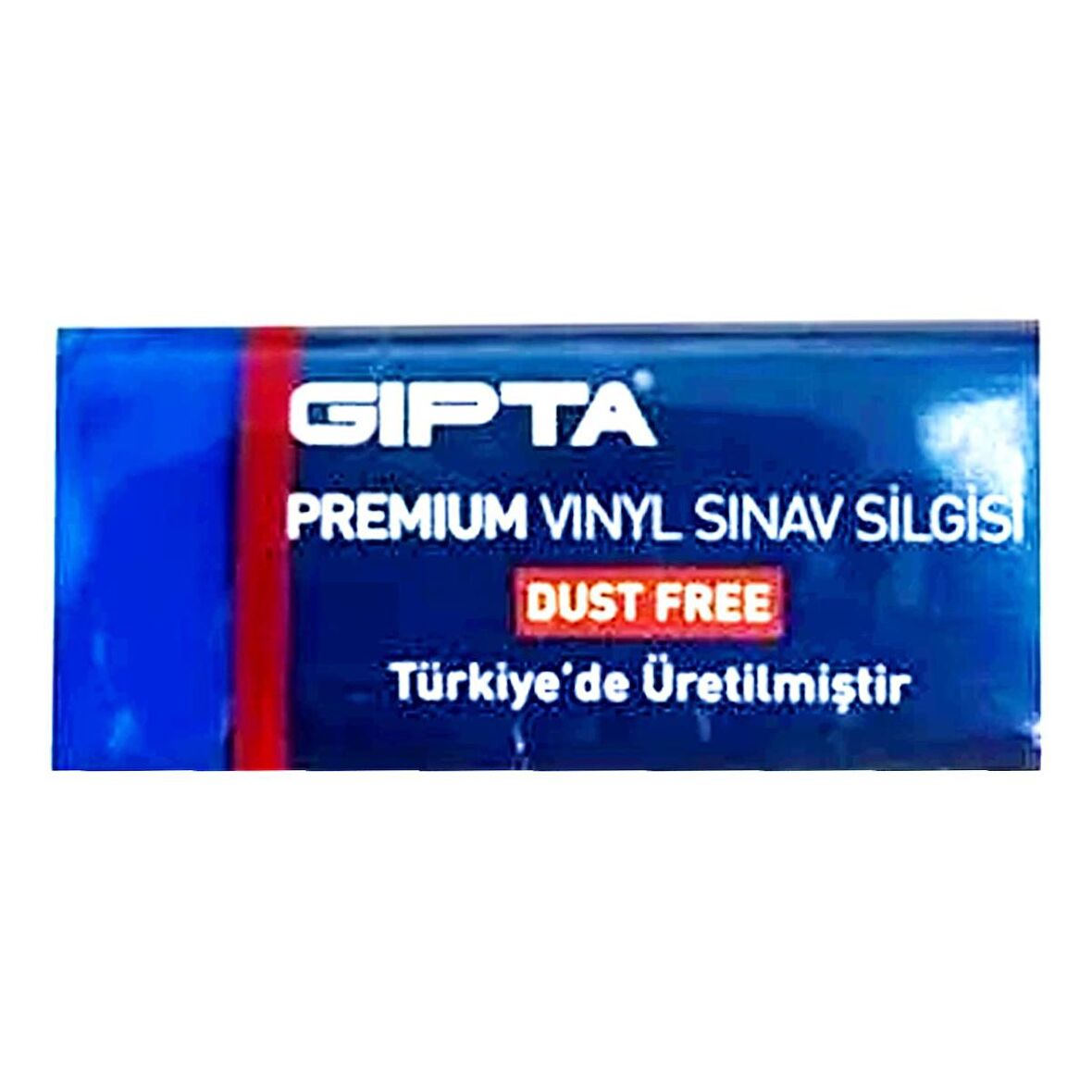 Gıpta Premium Vinyl Dust Free Orta Boy Sınav Silgisi Mavi 1 Adet