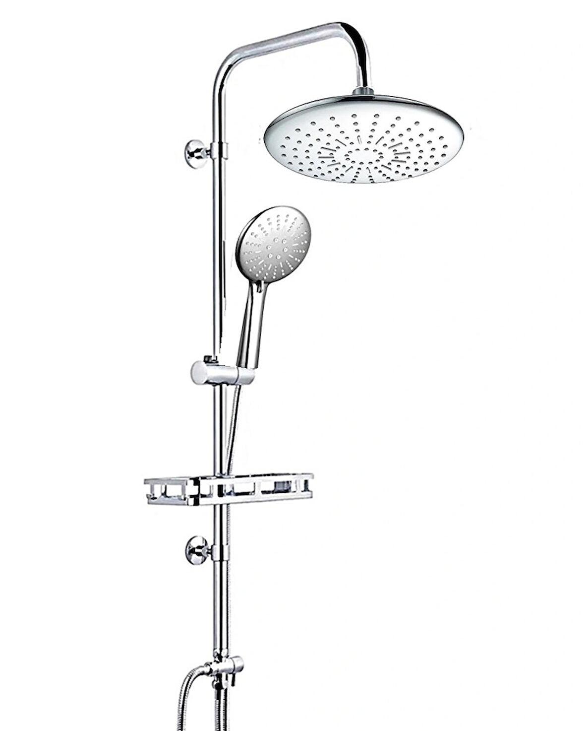 Yapıtaşı Yt267 Nirvana banyo tepe robot duş seti butonlu 3fonksiyonlu