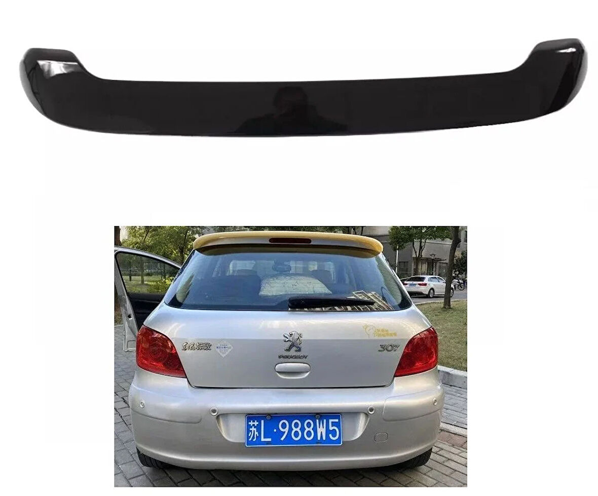 AUTOGP  Peugeot 307 bagaj üstü spoiler pianoblack boyalı