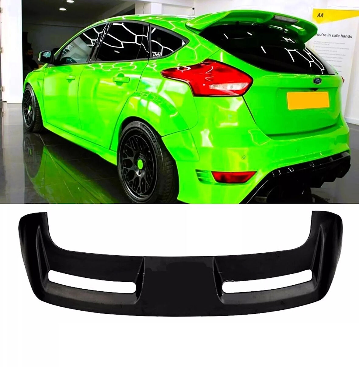 AUTOGP  Ford focus 3 st bagaj üstü spoiler pianoblack boyalı 2011 / 2018