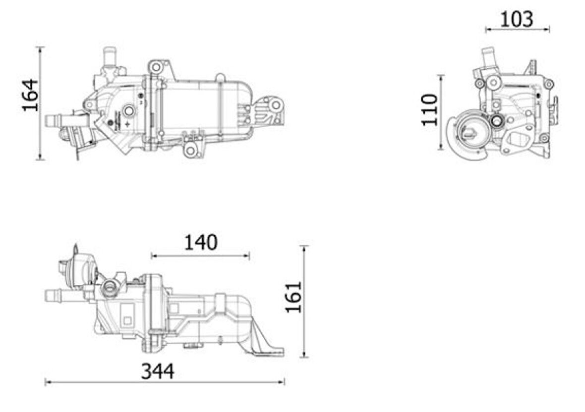 Renault Egr Sogutucu - Egr Sogutucu - Bhr Ce 49 000p