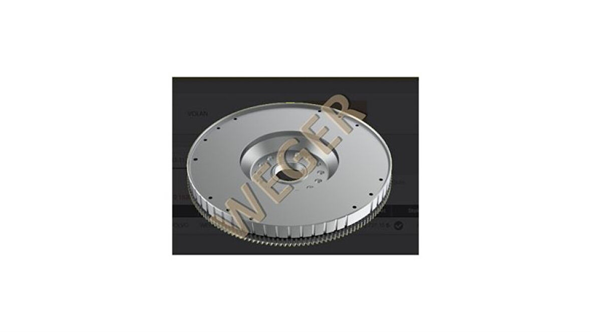 Volvo Truck Debriyaj Volanı Komple  Volvo Renault  D12c (debriyaj Çapı 430mm, Disli Sayısı 153) - Weger 032 043-11