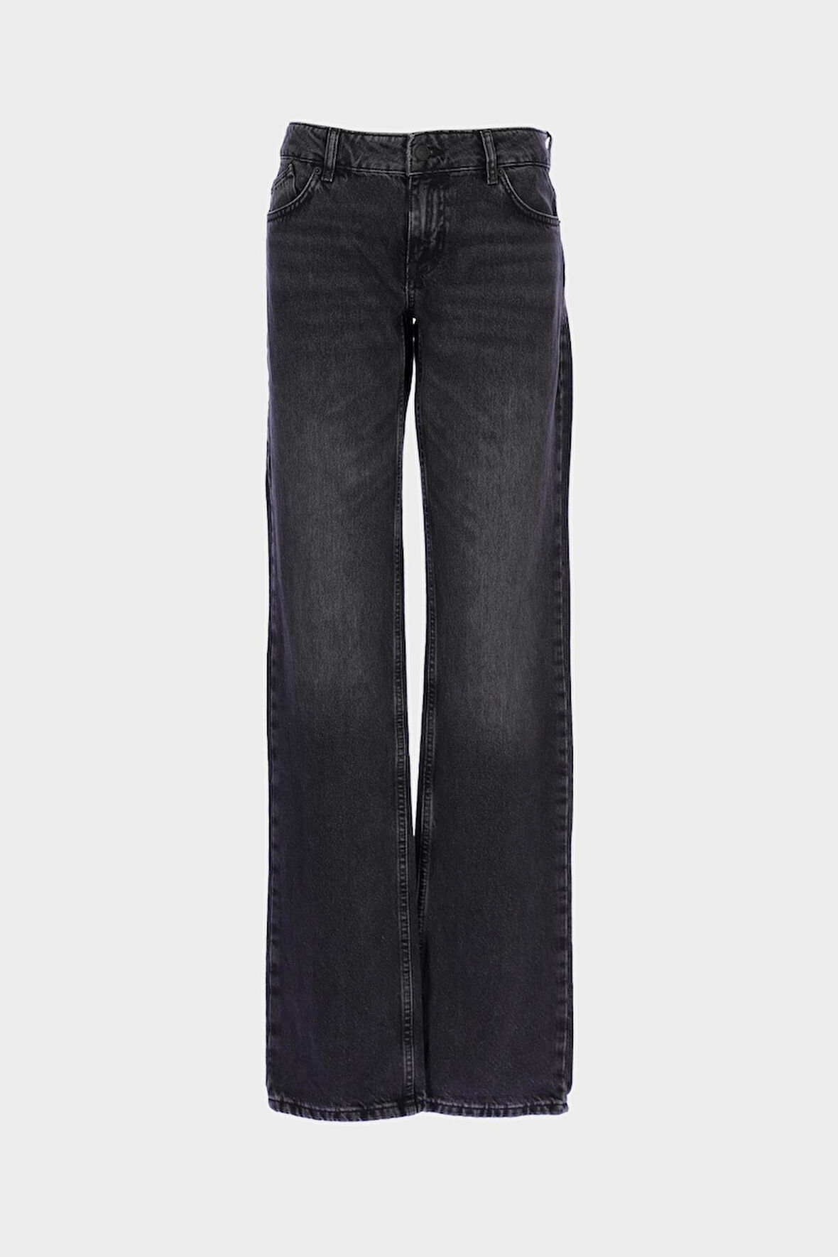 Antrasit Normal Bel Fermuarlı Slim Fit Jean Pantolon C 4934-020