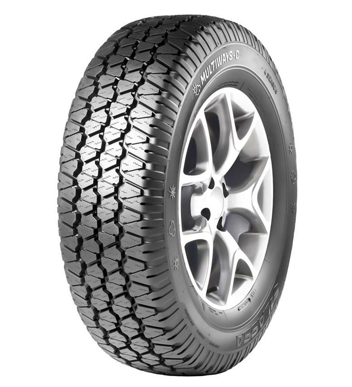 LASSA  195/75R16 110/108R  MULTIWAYS HAFİF TİCARİ DÖRT MEVSİM LASTİĞİ (ÜRETİM YILI:2022)