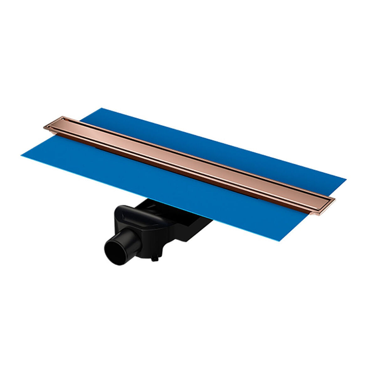 VitrA 59980555000 Eco Flow DK100 60cm Duş Kanalı - Bakır Yandan - - 5702697