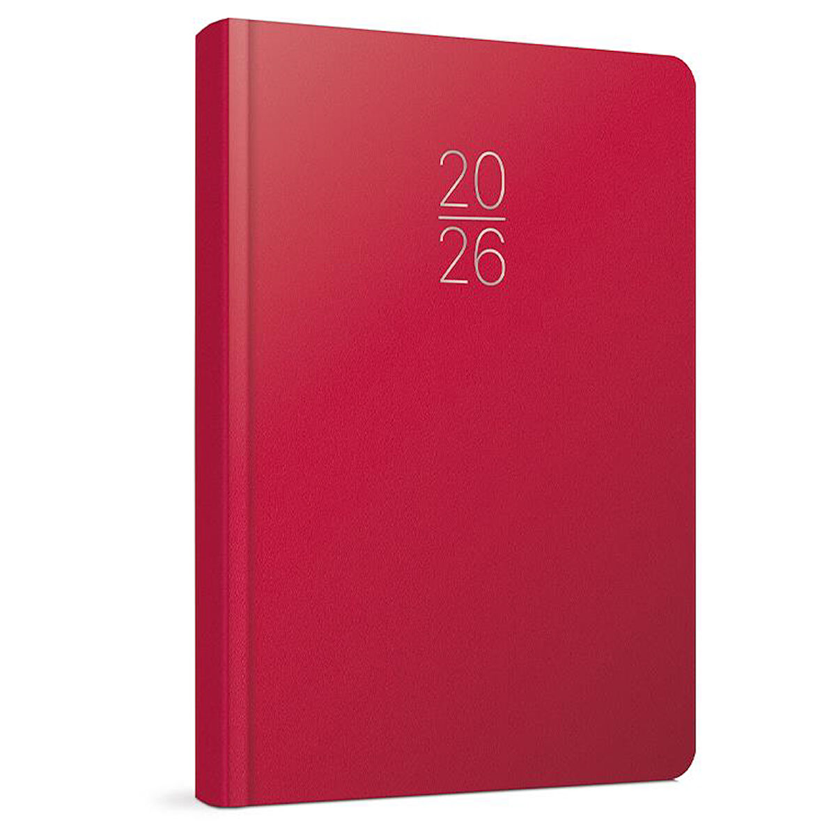 Gıpta 2026 Günlük Çizgili Ajanda 17x24 cm 107-ECK Kırmızı