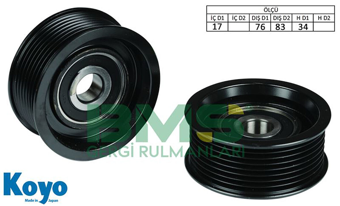 Mercedes Truck Kayıs Gergi Rulmanı Mercedes Axor 1835 Ls 1840 Ls 1843 Ls 02 04 - Bms 297