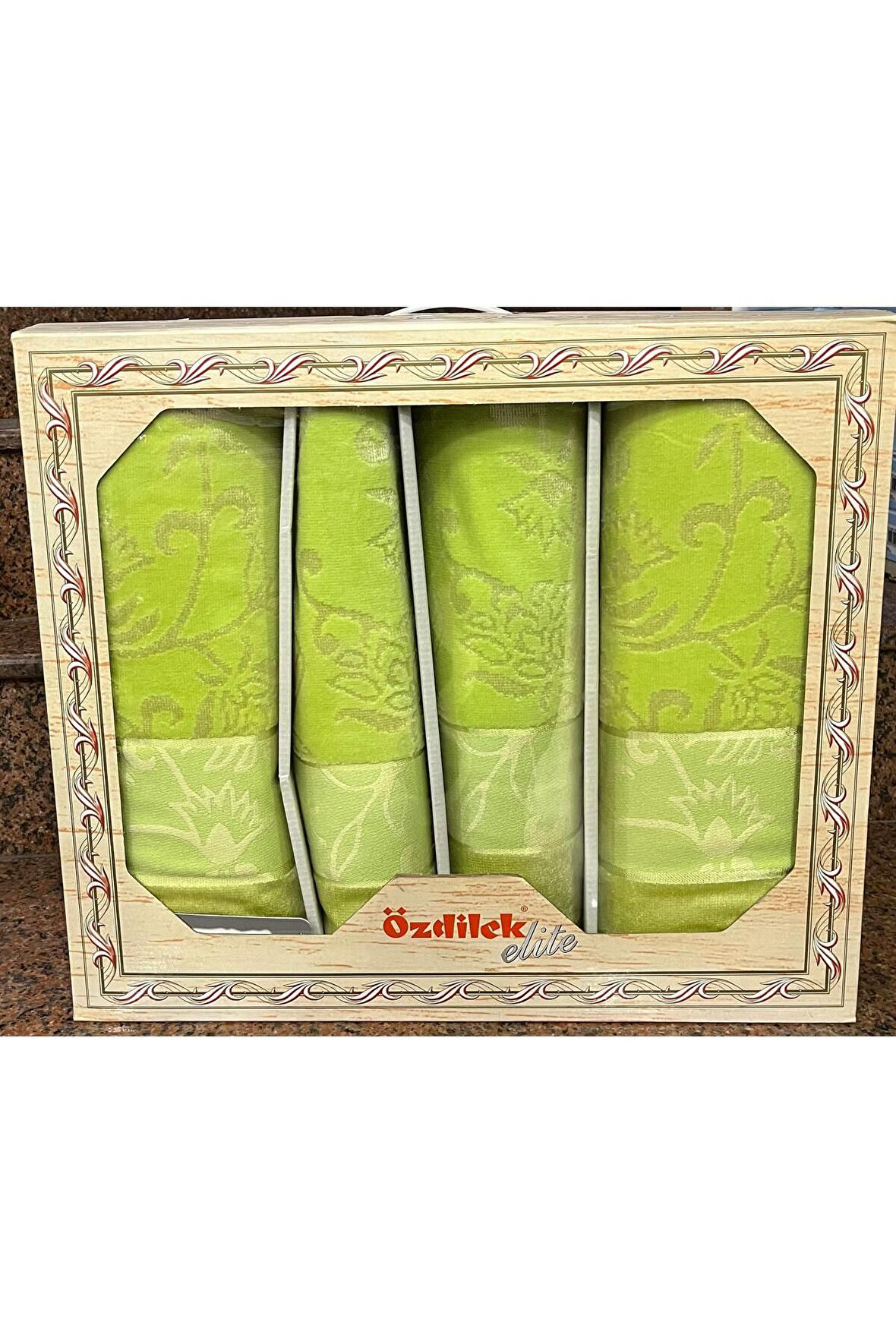 Özdilek Lilyum Best Set Hamam Takımı Yeşil
