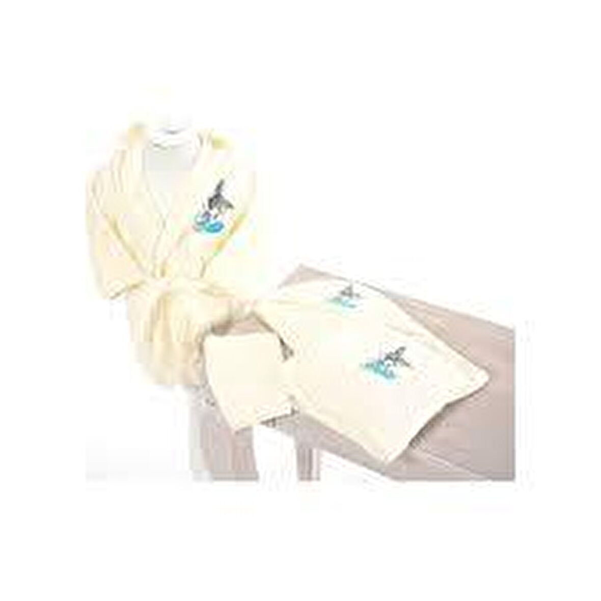 ÖZDİLEK ASHLEY KREM BEBE SETİ BUGS BUNNY