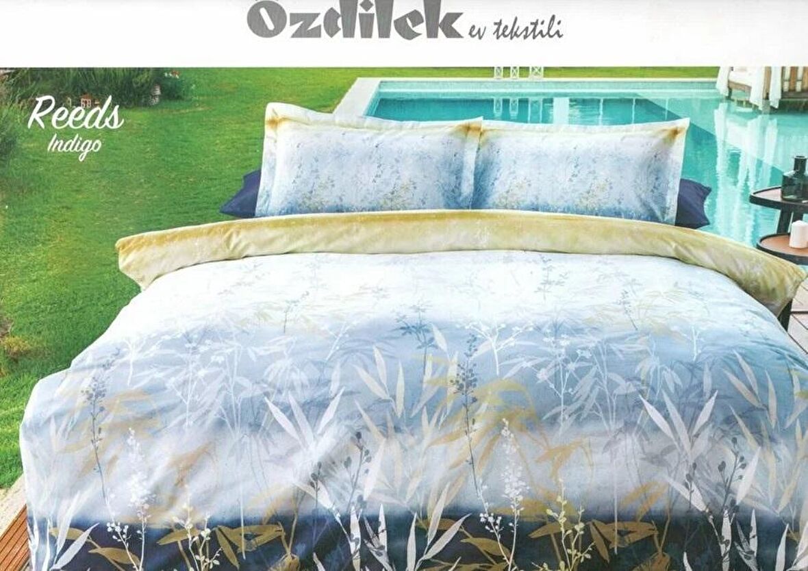 Özdilek Indigo Ranforce Çift Kişilik Nevresim Takımı