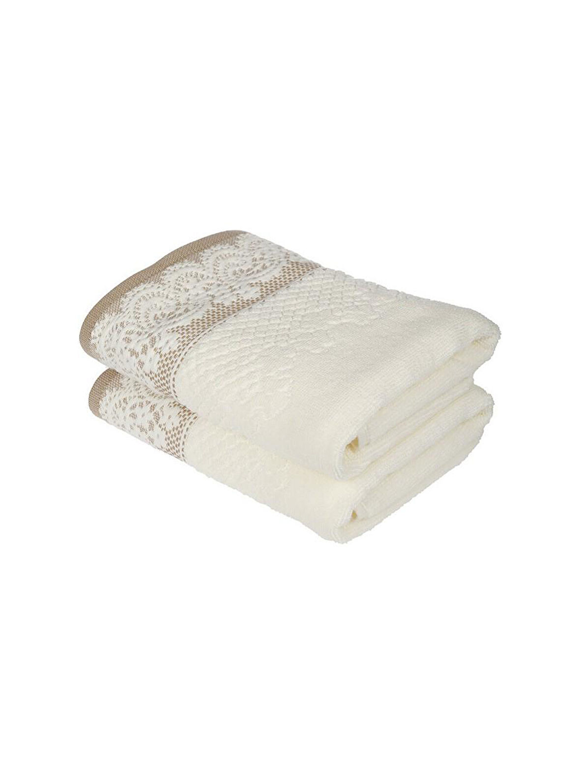 2 Li Özdilek %100 Pamuk Evony El Yüz Havlusu 50 x 90