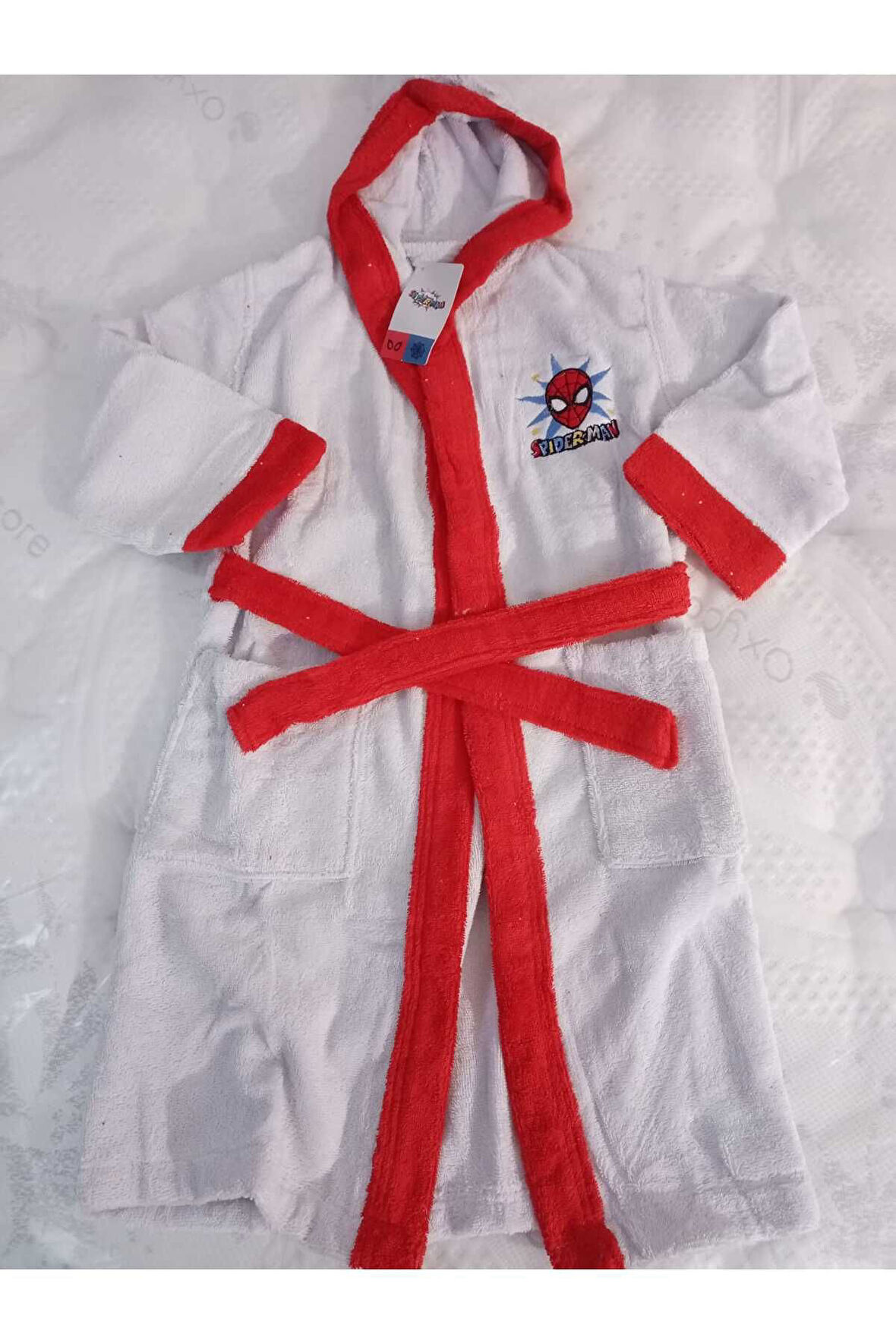 ÖZDİLEK DSNY SPIDER GREY KAPS. 7/8 YAŞ BORNOZ GRİ