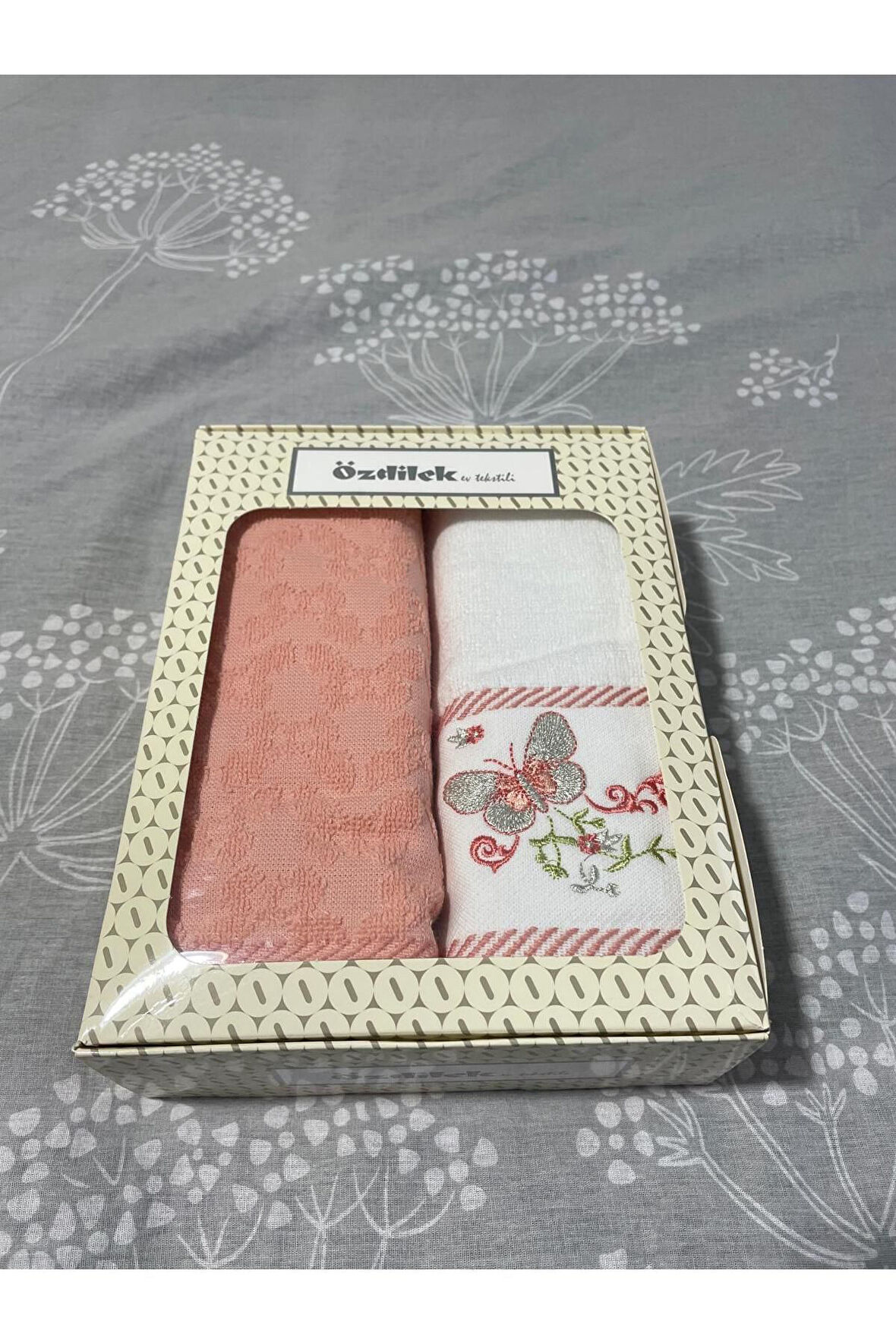 Özdilek Daisy Border 2 li Kutulu 50*90 cm Yavruağzı