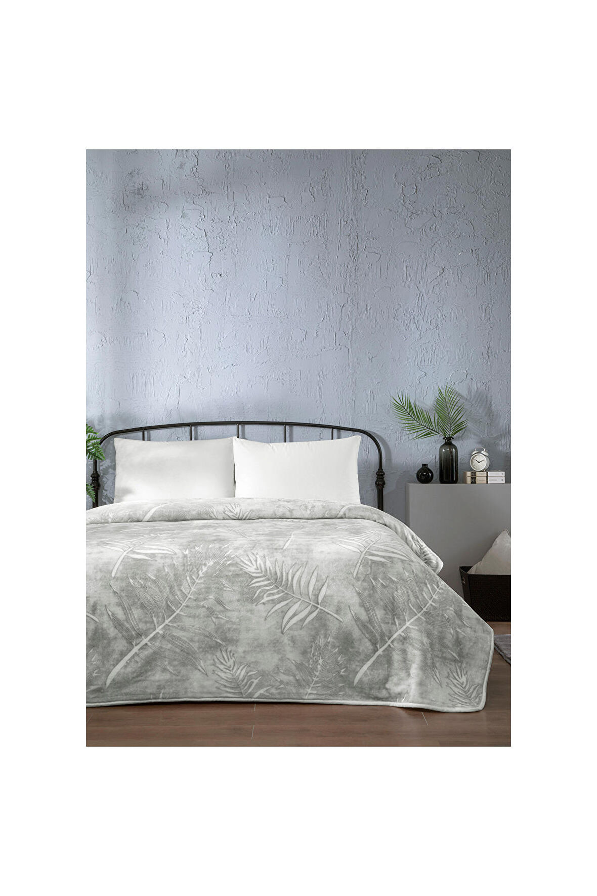 Özdilek Prime Tek Kişilik Polar Battaniye Gri 160 x 220 cm