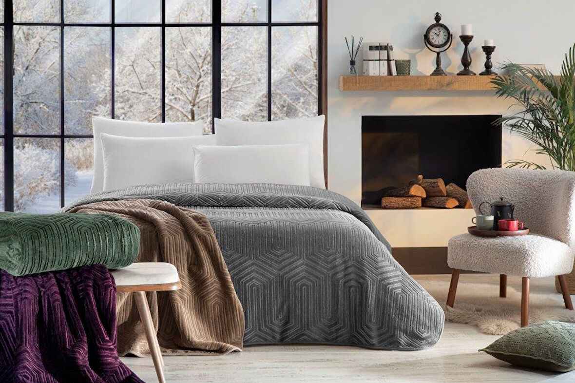 BATTANİYE PRESTIJ GRI TEK KİŞİLİK KUTU(Y)