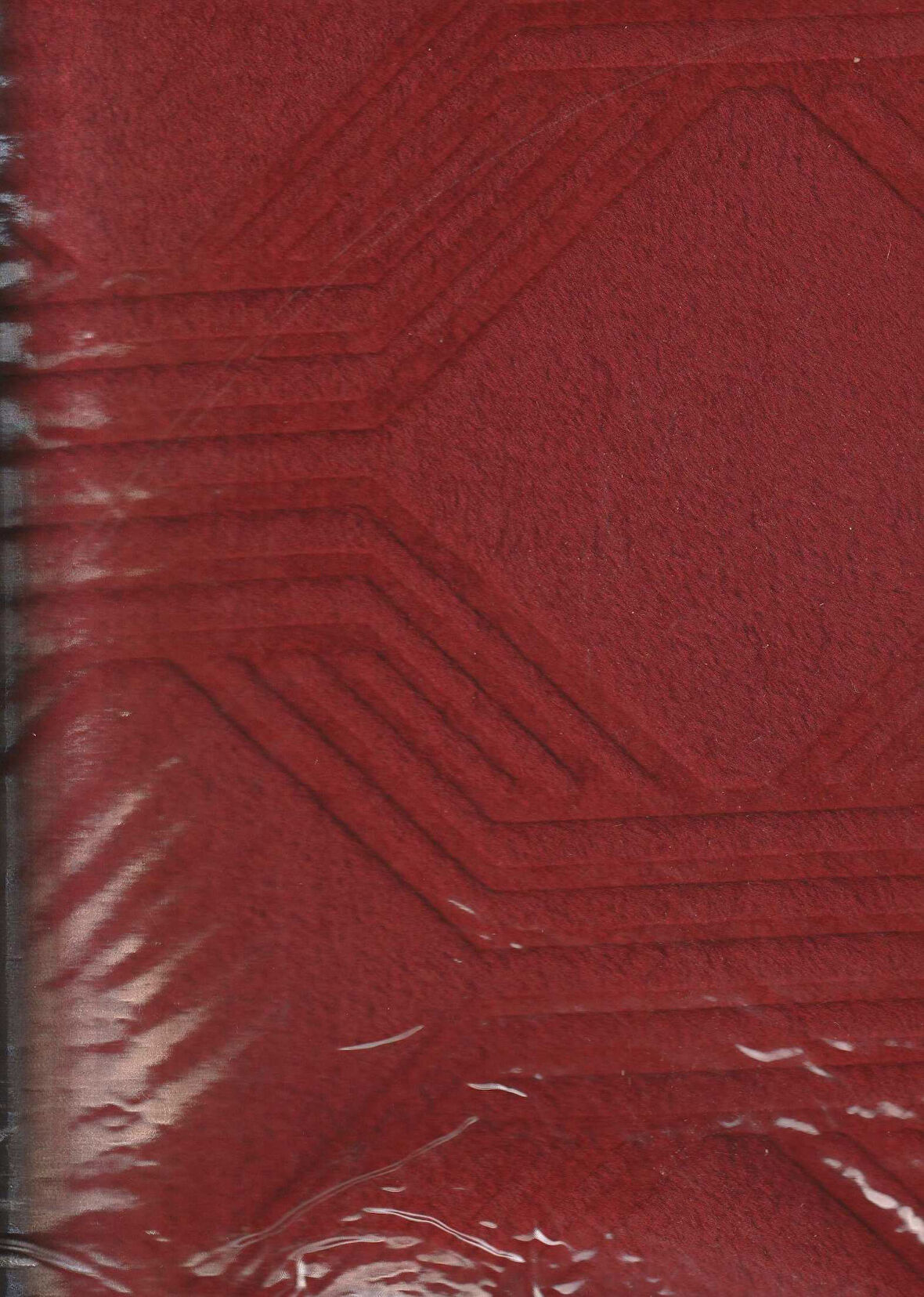 BATTANİYE TRENDY ART DECO BORDO TEK KİŞİLİK(Y)